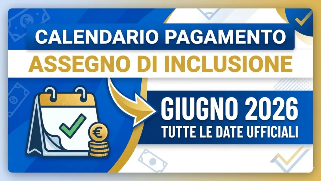 Calendario ufficiale Assegno di Inclusione 2026 INPS